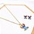 CONJUNTO COLAR  E BRINCO AÇO INOXIDÁVEL   STITCH - DOURADO - Imagem 3