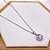 COLAR ACO INOX 45CM ARVORE DA VIDA 3D CRISTAL - PRATEADO - Imagem 1