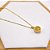 COLAR ACO INOX 45CM ARVORE DA VIDA 3D CRISTAL - DOURADO - Imagem 3