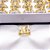 ANEL ACO INOXIDAVEL BORBOLETA 3D - DOURADO (UNIDADE) - Imagem 1