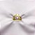 ANEL ACO INOXIDAVEL I LOVE YOU PEDRA CRISTAL - DOURADO - Imagem 2