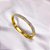 BRACELETE AÇO INOXIDÁVEL CRAVEJADO STRASS - DOURADO - Imagem 1