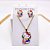 CONJUNTO COLAR  E BRINCO AÇO INOXIDÁVEL  HELLO KITTY - DOURADO - Imagem 2