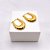 BRINCO AÇO INOXIDÁVEL ESTILO ARGOLA - DOURADO - Imagem 1