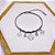 PULSEIRA AÇO INOXIDÁVEL TREVO PEROLADO - PRATEADA - Imagem 2