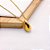 COLAR AÇO INOXIDÁVEL 45CM PINGENTE GOTA - DOURADO - Imagem 3