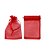 KIT 10 SAQUINHOS DE ORGANZA 7X9 CM  P - VERMELHO - Imagem 2