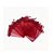 KIT 10 SAQUINHOS DE ORGANZA 7X9 CM  P - VERMELHO VINHO - Imagem 2