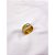KIT ANEL AÇO INOXIDÁVEL SOLITARIO E ALIANCA PEDRAS CRISTAL - DOURADO - Imagem 4