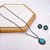 CONJUNTO COLAR  E BRINCO AÇO INOXIDÁVEL  ESTILO BOHO - PRATEADO - Imagem 1