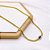 COLAR AÇO INOXIDÁVEL 45CM  SEMI RÍGIDO OLHO GREGO PEDRA VERDE - DOURADO - Imagem 1