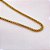 CORRENTE AÇO INOX TRIGO 4.0MM 60 CM - DOURADA - Imagem 2