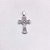 PINGENTE AÇO INOXIDÁVEL  CRUCIFIXO CRAVEJADO - PRATEADO - Imagem 1