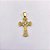 PINGENTE AÇO INOXIDÁVEL  CRUCIFIXO CRAVEJADO - DOURADO - Imagem 1