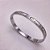 BRACELETE AÇO INOX TREVO CRAVEJADO NAVETE CRISTAL- PRATEADO - Imagem 1