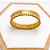BRACELETE  AÇO INOX ESTILO PULSEIRA RELOGIO EXPANSÍVEL - DOURADO - Imagem 3