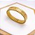BRACELETE  AÇO INOX ESTILO PULSEIRA RELOGIO EXPANSÍVEL - DOURADO - Imagem 4