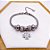 PULSEIRA  AÇO INOX ESTILO PANDORA BERLOQUE TREVO CRAVEJADO - PRATEADA - Imagem 2
