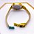 RELÓGIO VINTAGE AÇO INOXIDAVEL FEMININO FUNDO BRANCO - DOURADO - Imagem 6