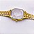 RELÓGIO VINTAGE AÇO INOXIDAVEL FEMININO FUNDO BRANCO - DOURADO - Imagem 7