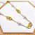 COLAR AÇO INOXIDÁVEL 45CM INSPIRE-SE COM PEROLA - DOURADO - Imagem 2