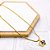 COLAR AÇO INOXIDÁVEL FITA 45CM PINGENTE BANHADO TREVO PRETO - DOURADO - Imagem 1