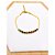 PULSEIRA  AÇO INOXIDÁVEL FITA PEDRAS COLORIDAS - DOURADA - Imagem 4