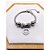 PULSEIRA  AÇO INOX ESTILO PANDORA BERLOQUE ÂNCORA CORAÇÃO CRAVEJADO - PRATEADA - Imagem 2