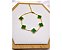 PULSEIRA  AÇO INOX DOURADA - TREVO VERDE - Imagem 2