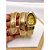 RELÓGIO SERPENTI COBRA CRAVEJADO CAIXA E PULSEIRA EM AÇO INOXIDÁVEL FUNDO DOURADO - DOURADO - Imagem 2