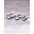 CARTELA 3 PARES BRINCO AÇO INOX  ARGOLAS  3 FIOS- PRATEADA - Imagem 3