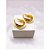 BRINCO AÇO INOX  GEOMETRICO - DOURADO - Imagem 1