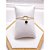 PULSEIRA AÇO INOX DUPLA NÓ CORAÇÃO PEDRA PRETA - DOURADA (17CM+4CM EXTENSOR) - Imagem 1