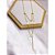 COLAR AÇO INOX LONGUINHO 50CM FLOR - DOURADO - Imagem 2