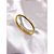 BRACELETE AÇO INOX  MINIMALISTA - DOURADO - Imagem 3