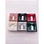CAIXINHA DE PRESENTE  5X5CM ESTAMPA LISA COM LAÇO - CORES SORTIDAS - Imagem 1