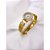 BRACELETE RELOGIO AÇO INOXIDÁVEL 3 FIOS CRAVEJADO STRASS - DOURADO - Imagem 1
