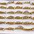 CAIXA ANEL AÇO INOXIDÁVEL SOLITARIO 4MM PEDRA CRISTAL - DOURADO (36 UNIDADES) - Imagem 2