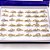 CAIXA ANEL AÇO INOXIDÁVEL SOLITARIO 2MM PEDRA CRISTAL - DOURADO (36 UNIDADES) - Imagem 1