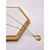 COLAR AÇO INOXIDÁVEL  45CM PINGENTE GOTA - DOURADO - Imagem 1