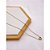 COLAR AÇO INOXIDÁVEL  45CM CORAÇÃO CRISTAL - DOURADO - Imagem 1
