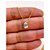 COLAR AÇO INOXIDÁVEL  45CM GOTA CRISTAL - DOURADO - Imagem 2
