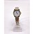 RELÓGIO VINTAGE AÇO INOXIDAVEL FEMININO FUNDO  BRANCO - PRATEADO E DOURADO - Imagem 1