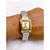 RELÓGIO VINTAGE AÇO INOXIDAVEL FEMININO FUNDO  DOURADO - PRATEADO E DOURADO - Imagem 1