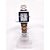 RELÓGIO VINTAGE AÇO INOXIDAVEL FEMININO FUNDO BRANCO - PRATEADO - Imagem 1