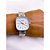 RELÓGIO VINTAGE AÇO INOXIDAVEL FEMININO FUNDO BRANCO - PRATEADO - Imagem 2