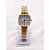 RELÓGIO VINTAGE AÇO INOXIDAVEL FEMININO FUNDO BRANCO - DOURADO - Imagem 1