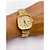RELÓGIO VINTAGE AÇO INOXIDAVEL FEMININO FUNDO DOURADO - DOURADO - Imagem 2