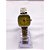 RELÓGIO VINTAGE AÇO INOXIDAVEL FEMININO FUNDO DOURADO - DOURADO E PRATEADO - Imagem 1