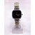 RELÓGIO VINTAGE AÇO INOXIDAVEL FEMININO FUNDO PRETO - DOURADO E PRATEADO - Imagem 1